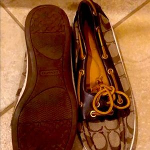 Coach boat shoes